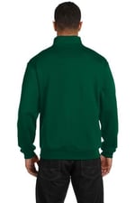 Ghassy Co. Erkek Dik Yaka Silver Yarım Fermuarlı Sweatshirt Nefti S