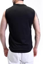 Ghassy Co. Erkek Nem Emici Hızlı Kuruma Atletik Teknik Performans Sporcu Sıfır Kol T-Shirt Gym 108