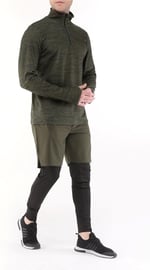 Ghassy Co. Erkek Running Compression Hızlı Kuruma Micropoly Halısaha Antrenman Gym Fitness Koşu Uzun Taytlı Şort
