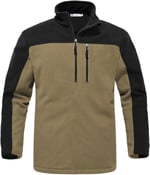 Ghassy Co. Erkek Mountain Windproof Yarım Fermuarlı Cepli Polar