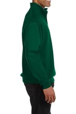 Ghassy Co. Erkek Dik Yaka Silver Yarım Fermuarlı Sweatshirt Nefti XL