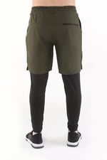 Ghassy Co. Erkek Running Compression Hızlı Kuruma Micropoly Halısaha Antrenman Gym Fitness Koşu Uzun Taytlı Şort