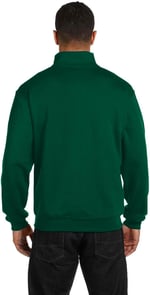 Ghassy Co. Erkek Dik Yaka Silver Yarım Fermuarlı Sweatshirt Nefti XL