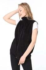 Ghassy Co. Kadın Polar Çok Cepli Trekking Lacivert Spor Yelek - Bedenler: S, M, L, XL, XXL