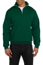 Ghassy Co. Erkek Dik Yaka Silver Yarım Fermuarlı Sweatshirt Nefti XL