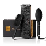 ghd Glide Sıcak Fırça, Çantalı, Taraklı Hediye Seti Siyah