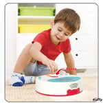 Giffy/Oyuncak Pilli Robot Süpürge Sesli Ve Işıklı Gerçek Süpürme Özelliği Ve Sürekli Farklı Yönlere Giden Oyuncak Robot Süpürge Oyuncağı