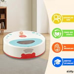 Giffy/Oyuncak Pilli Robot Süpürge Sesli Ve Işıklı Gerçek Süpürme Özelliği Ve Sürekli Farklı Yönlere Giden Oyuncak Robot Süpürge Oyuncağı