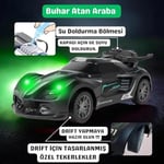 Giffy/Oyuncak Uzaktan Kumandalı Şarjlı Duman Çıkartan Işıklı Araba Buhar Çıkartan Drift Atan Araba 1:20 Ölçek Full Fonksiyon
