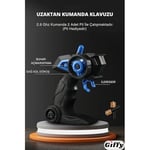 Giffy/Uzaktan Kumandalı RC Kamyonet,Yük Taşıma Aracı,Sesli,Işıklı,Şarjlı,(Pil Hediyeli),2.4 Ghz Araç, Koli Taşıyabilen Nakliye Kamyoneti (Beyaz)