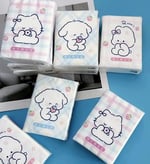 giftmoda Figürlü Mini Cep Mendili 9'lu Set Set (Kedi-Köpek-Tavşan)