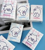 giftmoda Figürlü Mini Cep Mendili 9'lu Set Set (Kedi-Köpek-Tavşan)