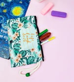 giftmoda Life Love Tasarımlı Bez Kalemlik Cüzdan