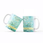 giftmoda Van Gogh Badem Çiçeği Tasarımlı Kupa Bardak