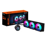 GIGABYTE AORUS WATERFORCE II 360 AIO Sıvı CPU Soğutucu - 3 x 120 mm ARGB Fan, Sürgülü Kilitleme Mekanizması, Daisy-Chain, Intel LGA 1851 ve AMD AM5 ile Uyumlu