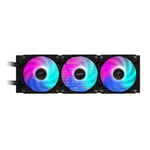 GIGABYTE AORUS WATERFORCE II 360 AIO Sıvı CPU Soğutucu - 3 x 120 mm ARGB Fan, Sürgülü Kilitleme Mekanizması, Daisy-Chain, Intel LGA 1851 ve AMD AM5 ile Uyumlu