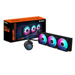 GIGABYTE AORUS WATERFORCE II 360 AIO Sıvı CPU Soğutucu - 3 x 120 mm ARGB Fan, Sürgülü Kilitleme Mekanizması, Daisy-Chain, Intel LGA 1851 ve AMD AM5 ile Uyumlu