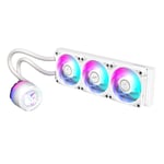 GIGABYTE AORUS WATERFORCE X II 360 ICE Manyetik Kilitleme Mekanizmalı Fan, 60 x 60mm Full Color LCD Ekran, Profesyonal Gaming Sıvı CPU Soğutucu