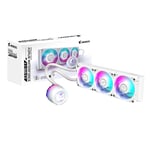 GIGABYTE AORUS WATERFORCE X II 360 ICE Manyetik Kilitleme Mekanizmalı Fan, 60 x 60mm Full Color LCD Ekran, Profesyonal Gaming Sıvı CPU Soğutucu