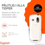 Gigaset GL395 Tuşlu Cep Telefonu Gümüş (Beyaz)