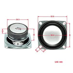 Gikfun Arduino için 2 inç 4 Ohm 3 W Tam Aralık Ses Hoparlör Stereo Woofer Hoparlör (2'li Paket) EK1725