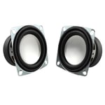 Gikfun Arduino için 2 inç 4 Ohm 3 W Tam Aralık Ses Hoparlör Stereo Woofer Hoparlör (2'li Paket) EK1725