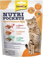 GimCat Nutripockets Kedi Ödülü Malt&Multivitamin, 150 gr