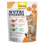 GimCat Nutripockets Kedi Ödülü Malt&Multivitamin, 150 gr