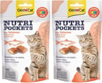 GimCat Nutripockets Kedi Ödülü Somon Omega 3&6 60 gr 2li paket