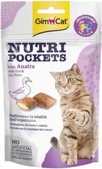GimCat Nutripockets Ördekli Kedi Ödülü 60 gr