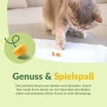 GimCat Peynir rulosu, tahılsız ve vitamin zengini kedi atıştırmalığı, gerçek sert peynirli, 1 torba (1 x 425 g)