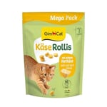GimCat Peynir rulosu, tahılsız ve vitamin zengini kedi atıştırmalığı, gerçek sert peynirli, 1 torba (1 x 425 g)