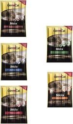 Gimcat Sticks 20 gr 5'li Set (Hindi-tavşan/Somon-morina/Kümes Hayvanı/Deniz Tarağı/Kuzu-Tavuk)