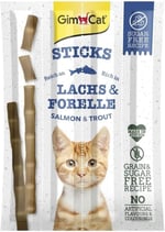 GimCat Sticks Kümes Hayvanları - Yüksek Et İçerikli ve Şeker Katkısız Yumuşak Çiğneme Çubukları - 1 Çoklu Paket (10 Çubuk)