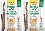 GimCat Sticks Kuzu Etli Tavuklu Tahılsız Ödül Çubukları (4 x 5 gr)