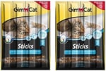 GimCat Sticks Somon & Atlantik Morina TAHILSIZ Ödül Çubukları 8'li