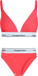 Giorgina Ferri 2’li Set Kadın Günlük Kullanıma Uygun Üçgen Bralet + Slip Külot Miranda