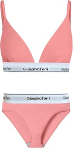 Giorgina Ferri 2’li Set Kadın Günlük Kullanıma Uygun Üçgen Bralet + Slip Külot Miranda