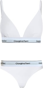 Giorgina Ferri 2’li Set Kadın Günlük Kullanıma Uygun Üçgen Bralet + Tanga Külot Barbara