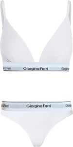 Giorgina Ferri 2’li Set Kadın Günlük Kullanıma Uygun Üçgen Bralet + Tanga Külot Barbara