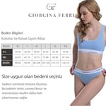 Giorgina Ferri Likralı 6'lı Kutu Premium Günlük Kullanıma Uygun Yazılı Kadın Tanga Külot Gloria
