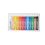 GIOTTO Olio Maxi yağlı pastel set, çocuklar için, 12 renk, büyük çocuk sanatçı pasteli, ev ve okul için ideal