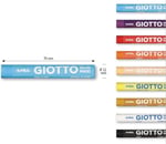 GIOTTO Olio Maxi yağlı pastel set, çocuklar için, 12 renk, büyük çocuk sanatçı pasteli, ev ve okul için ideal