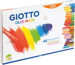Giotto Olio - Yağlı Pastel (Silindir), 48'li Kutu - Seçenekler: 1 stück (12er Pack), 1 stück (48er Pack)...