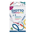Giotto Turbo Glitter - Simli Keçeli Askılı Paket 8'li
