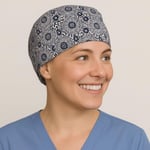 Girdap Desenli Doktor Hemşire Aşçı Cerrahi Bone Hastane Bone Bandana M446