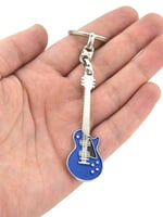 Gitar Mavi Anahtarlık