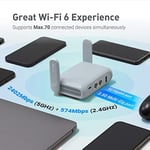 GL.iNet GL-MT3000 (Beryl AX) Cep Boyutunda WiFi 6 Kablosuz Seyahat Gigabit Yönlendiricisi - OpenVPN, Wireguard, Captive Portal, Repeater, Extender, Cybersecurity, Tethering Zip