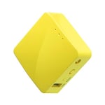 GL.iNet GL-MT300N-V2(Mango) Taşınabilir Mini Seyahat Kablosuz Cep VPN WiFi Yönlendirici - Erişim Noktası/Genişletici/WDS | OpenWrt | 2 x Ethernet Bağlantı Noktası | OpenVPN/Wireguard VPN | USB 2.0