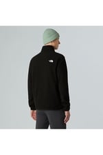 Glacier Fleece 1/4 Zip Erkek Siyah Outdoor Polar NF0A8D0QJK31